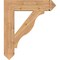 Ekena Millwork Funston Arts & Crafts Smooth Bracket, Western Red Cedar, 5 1/2"W x 28"D x 32"H BKT06X28X32FST03SWR - alternate 3